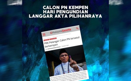 CALON PN KEMPEN HARI PENGUNDIAN LANGGAR  AKTA PILIHARAYA