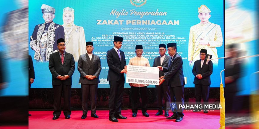 MUIP TERIMA ZAKAT PERNIAGAAN BERJUMLAH RM8.4 JUTA