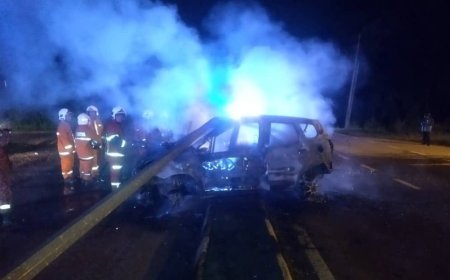 Bayi tujuh bulan rentung, bapa melecur seluruh badan