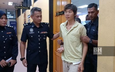 Lelaki tumbuk ibu kandung dipenjara setahun