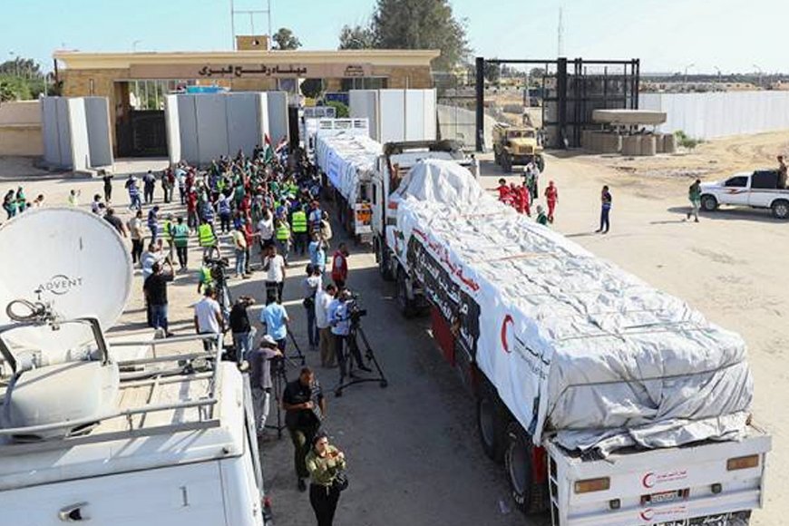 53 TRAK BANTUAN TAMBAHAN MASUK KE GAZA