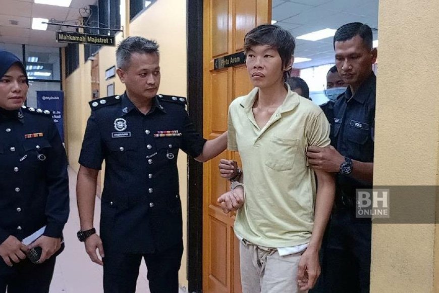 Lelaki tumbuk ibu kandung dipenjara setahun