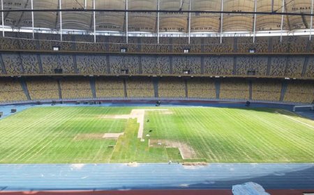 'Hadap' sahaja padang rosak