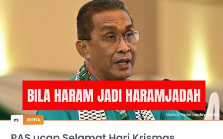 PAS ucap Selamat Hari Krismas : Bila haram jadi haramjadah