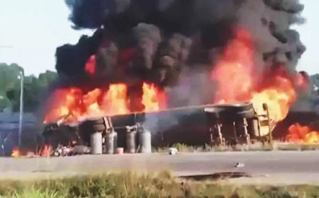 40 terbunuh letupan lori bahan api