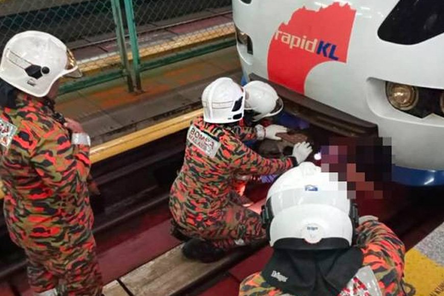 Lelaki maut digilis tren LRT