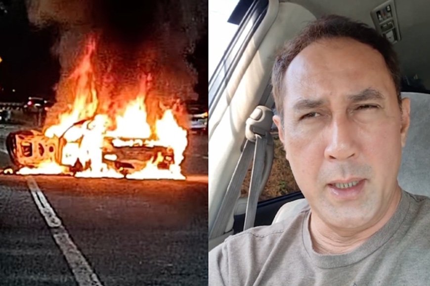 Roy Azman, keluarga terselamat kereta rentung