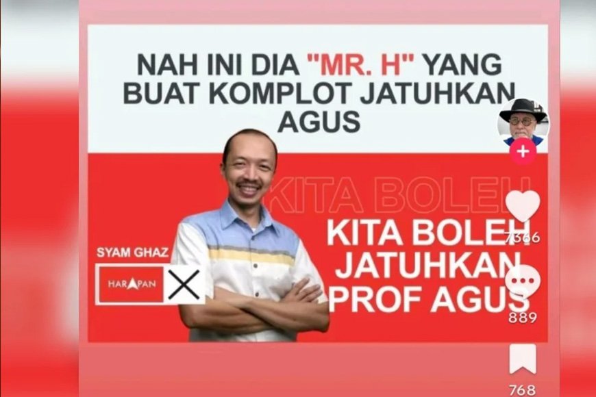 'Bukan saya Mr H' - Syam Ghaz