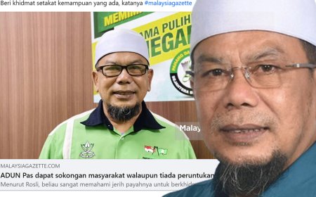 ADUN PAS PAHANG tidak perlukan peruntukan