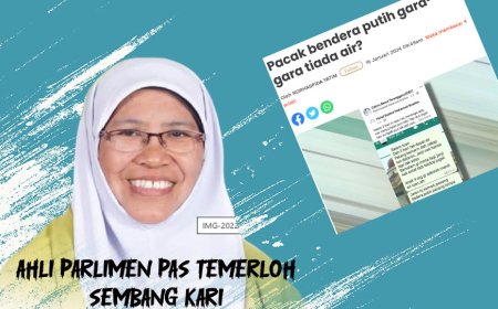 Angkat bendera putih tiada air  di Terengganu, Ahli Parlimen PAS Temerloh sembang kari