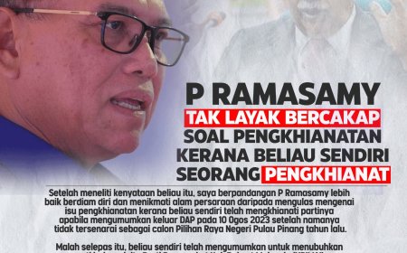 P.Ramasamy dan Pengkhianatan
