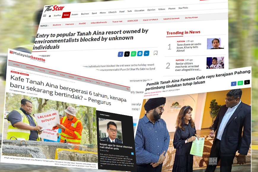 Local authorities take action on parking closure at Tanah Aina Cafe