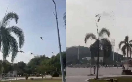 Dua buah helikopter TLDM dilaporkan terhempas