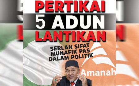 Pertikai 5 ADUN lantikan serlahkan sifat munafik PAS dalam politik
