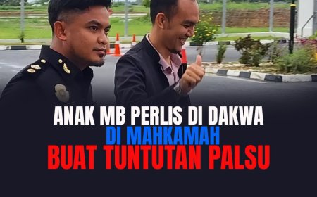 Anak MB Perlis di dakwa di mahkamah buat tuntutan palsu