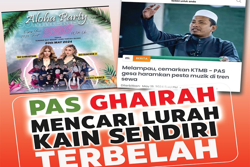 PAS ghairah mencari lurah kain sendiri terbelah