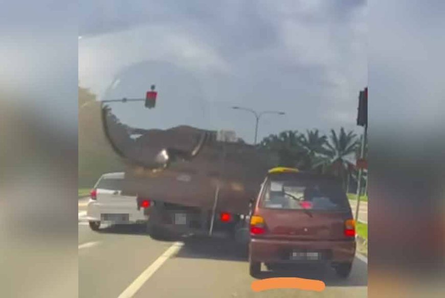 Pemandu lori langgar lari diburu polis