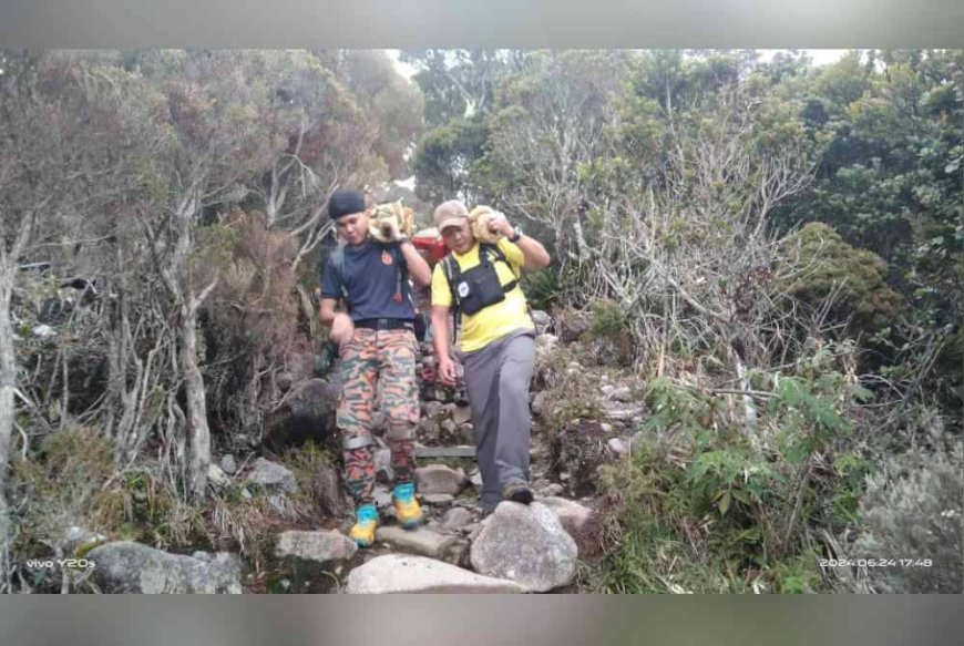 Akibat sejuk melampau pendaki diusung sejauh 8.5km