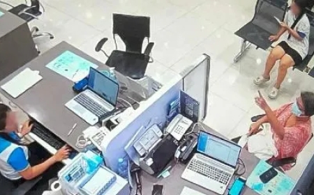 Wanita cetus ketakutan, ugut dengan pisau