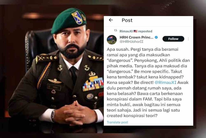'Pergi tanya Pan-gon apa dia maksudkan dengan bahaya' - Tunku Ismail