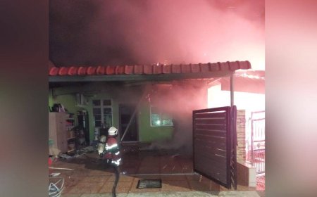 Tiga rumah terbakar di Kempadang Makmur