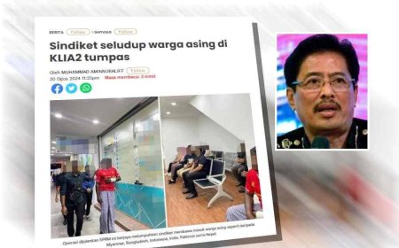 Tali barut 'setting' kaunter lepaskan warga asing raih jutaan ringgit