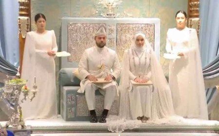 Istiadat persandingan Tengku Puteri Afzan, FD Idzham berlangsung penuh tradisi