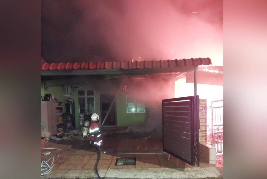 Tiga rumah terbakar di Kempadang Makmur