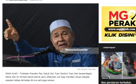 Pas Masih Tak ‘Move On’ Pembentukan Kerajaan Perpaduan