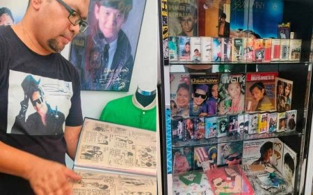 Kumpul ratusan koleksi milik Allahyarham Sudirman