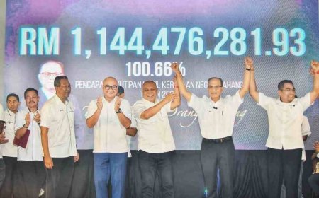 Pahang berjaya raih kutipan hasil RM1,144,476,281.93 melebihi sasaran