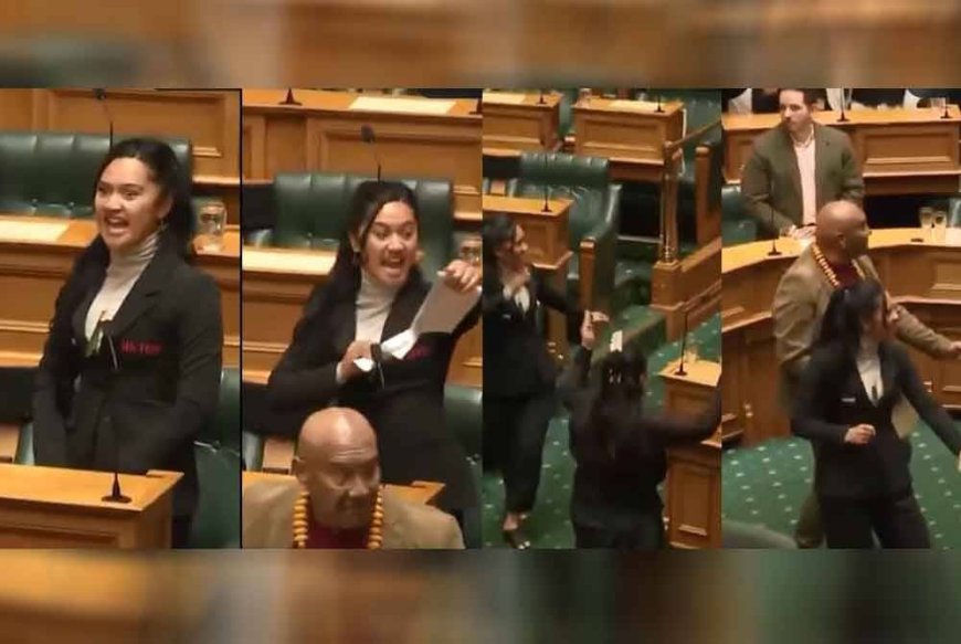 Sidang Parlimen diganggu dengan tarian haka