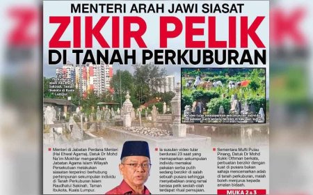 Sekumpulan individu berzikir pelik di kubur disiasat