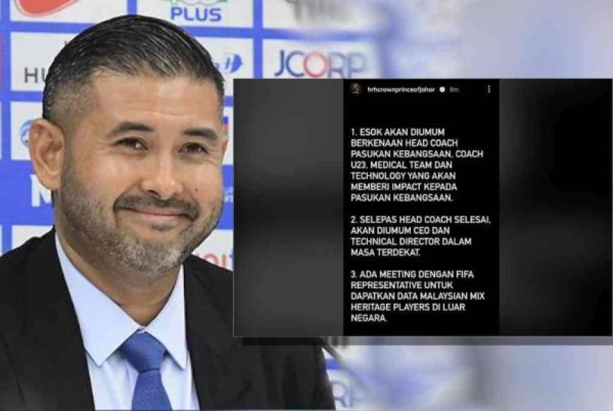 Jurulatih baharu Harimau Malaya diumum hari ini