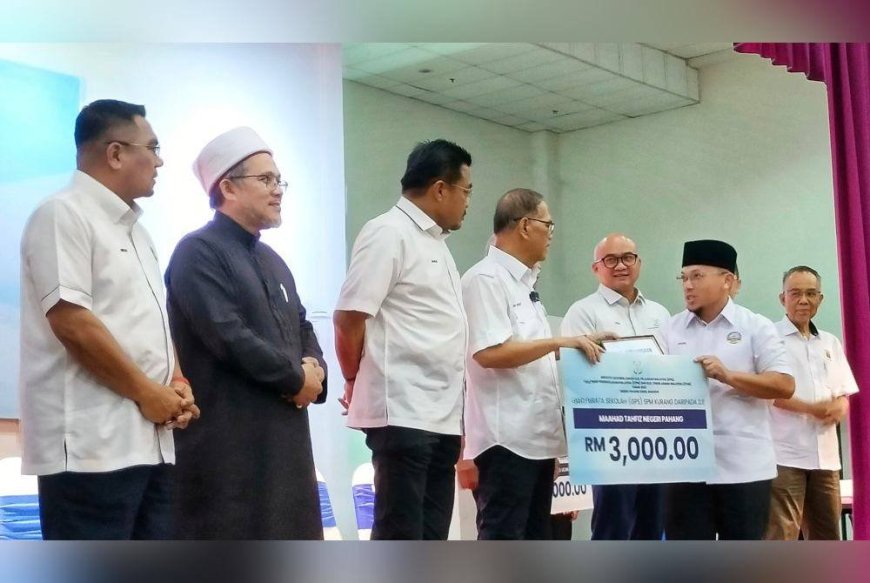 Pahang peruntuk insentif hampir RM1 juta hargai kejayaan pelajar, sekolah
