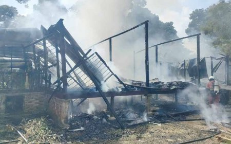 cucu selamatkan nenek dalam kebakaran