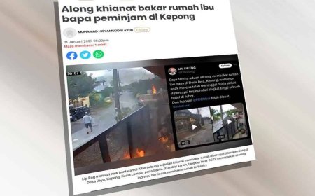 Dulu simbah cat sahaja, sekarang sampai bakar rumah!