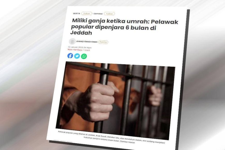 Rakyat Malaysia ditahan di Arab Saudi: Kementerian Luar beri bantuan