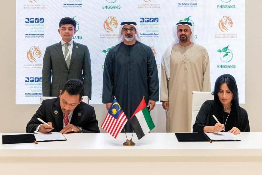 Pahang, UAE meterai MoU lindungi Harimau Malaya