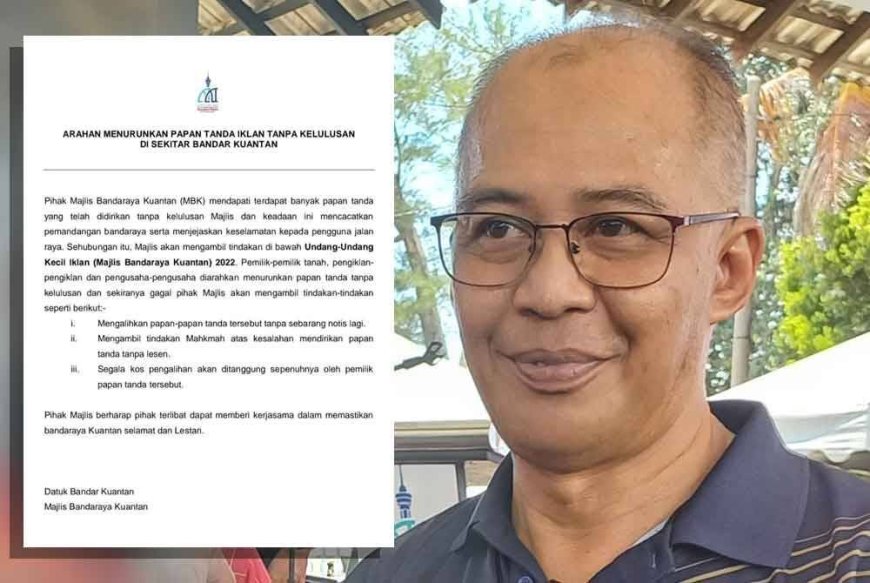 MBK ambil tindakan papan tanda tanpa kelulusan
