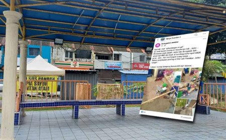 Tular hentian bas di Kuantan jadi tempat tinggal gelandangan