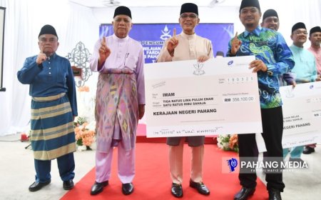 RM1.761 juta sumbangan Kerajaan Negeri kepada petugas agama
