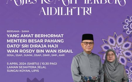 Jemputan Rumah Terbuka Aidilfitri 2025 (Jelai)