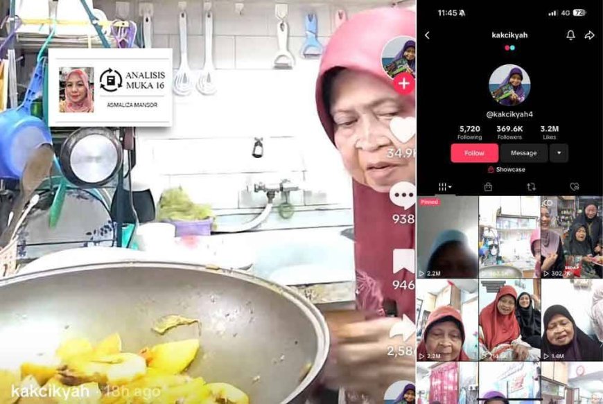 Nenek 'mola-mola' curi hati rakyat Malaysia