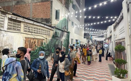 Seni kartun hidupkan lorong belakang Mahkota Square