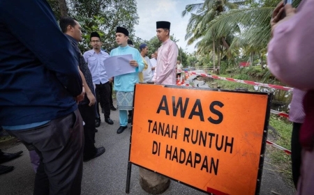 PM gesa UPPP selesai segera isu tanah runtuh, jalan rosak di Kampung Tiram