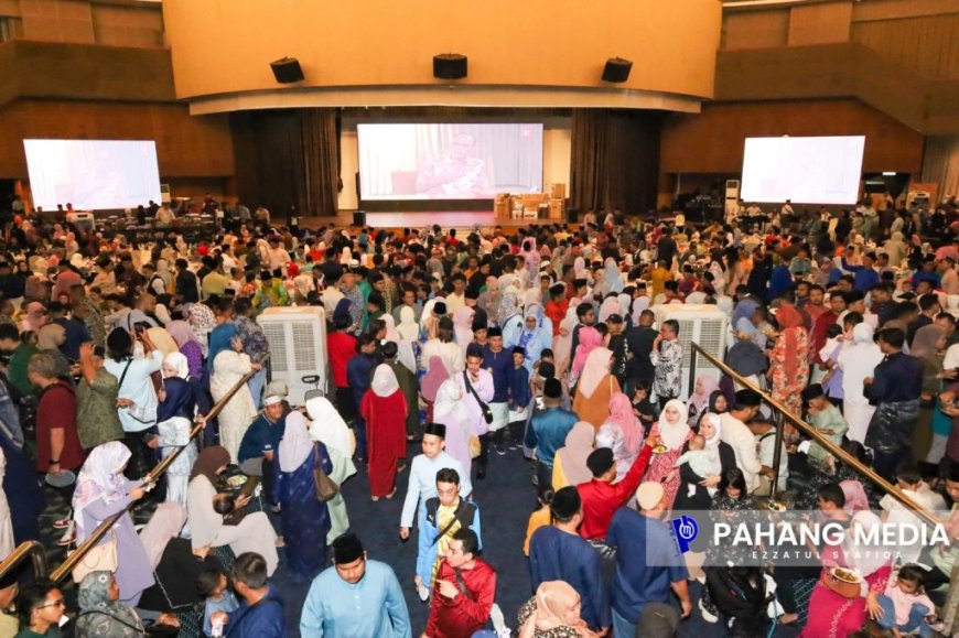 Lebih 10,000 anak Pahang meriahkan Majlis Rumah Terbuka Aidilfitri