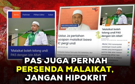 Pas Juga Pernah Persenda Malaikat, Jangan Hipokrit