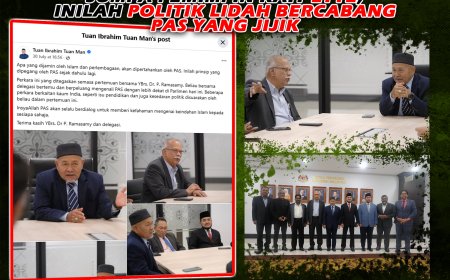 Jumpa Pemimpin Kait LTTE, Inilah Politik Lidah Bercabang PAS Yang Jijik