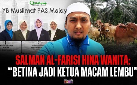 Salman Al-Farisi Hina Wanita: “Betina Jadi Ketua Macam Lembu